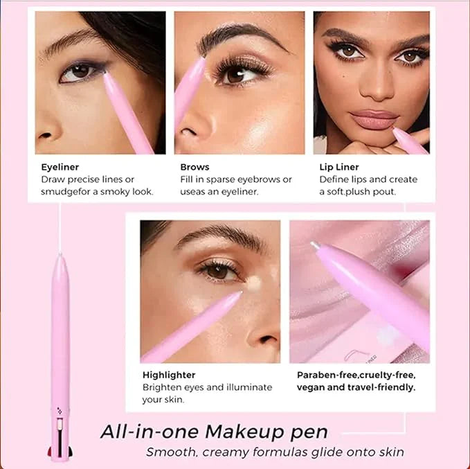 4-in-1 Makeup Pen usage instructions - How to use versatile beauty pen for perfect makeup
