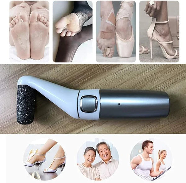 KALO Electric Callus Remover features - Two speeds with fine and rough heads for customized treatment
