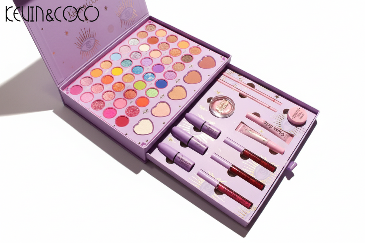 KEVIN & COCO Makeup Palette - professional beauty collection with complete color selection
