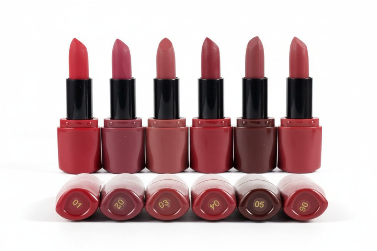 MISS ROSE Matte Lipstick trio - Three stunning matte shades for every occasion with compact travel-friendly packaging

