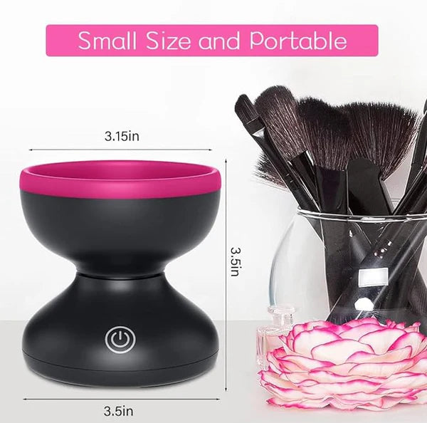 MINI MAKE UP Brush Cleaner 3.15 inch silicone bowl - Cleans 1-8 makeup brushes at once
