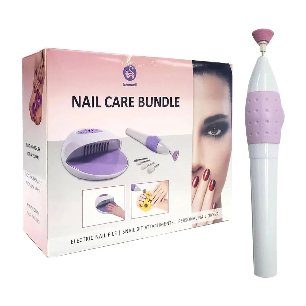 NAIL CARE BUNDLE - Complete professional manicure kit with tools and treatments
