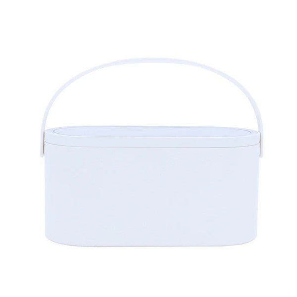 Portable LED Light Storage Box Beauty And Makeup Mirror