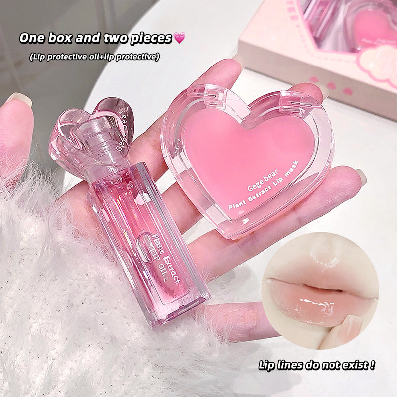 GEGE BEAR Lip Gloss & Blush - lightweight texture for comfortable all-day wear
