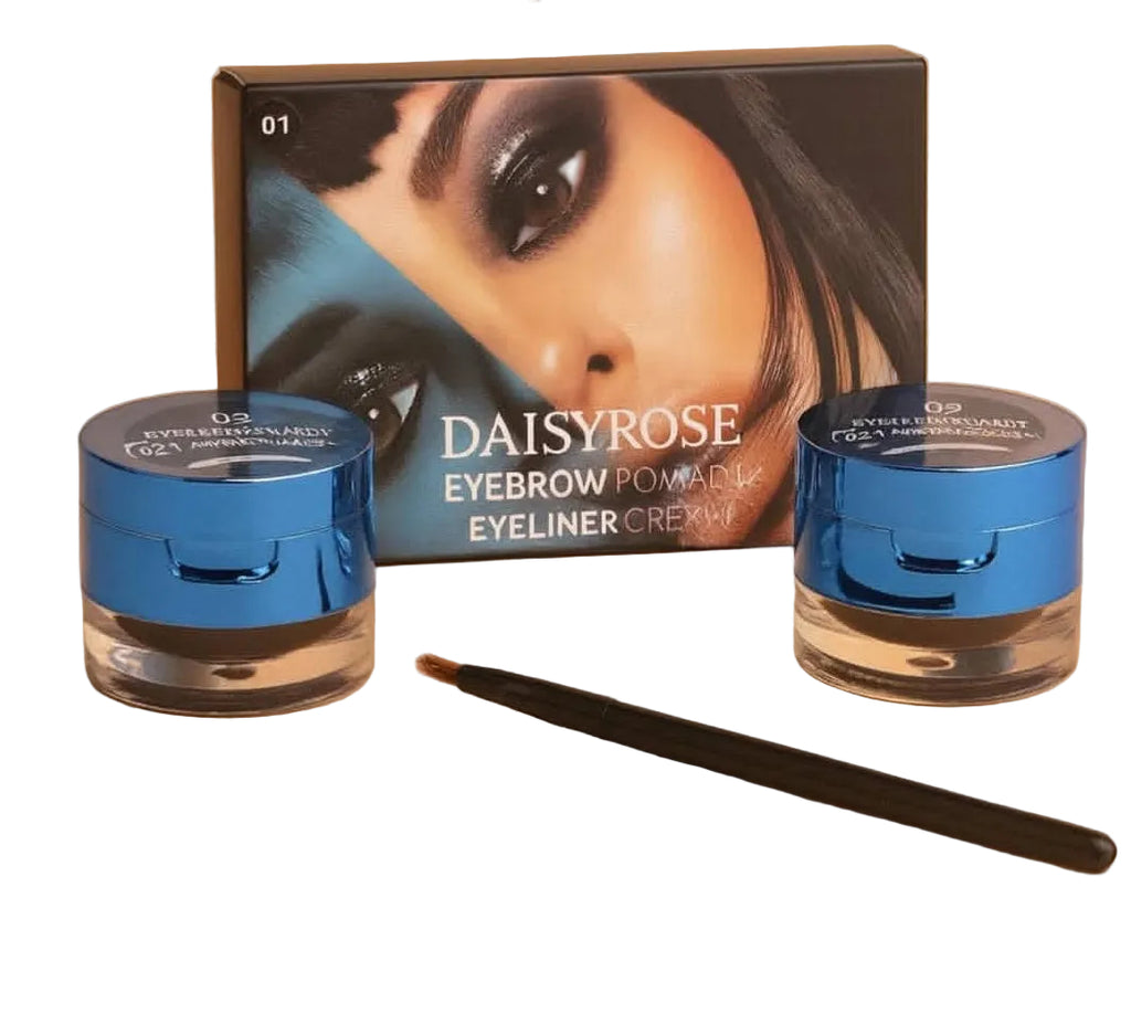 DAISY ROSE Eyebrow Cream - 3 flattering shades for natural to bold brow looks

