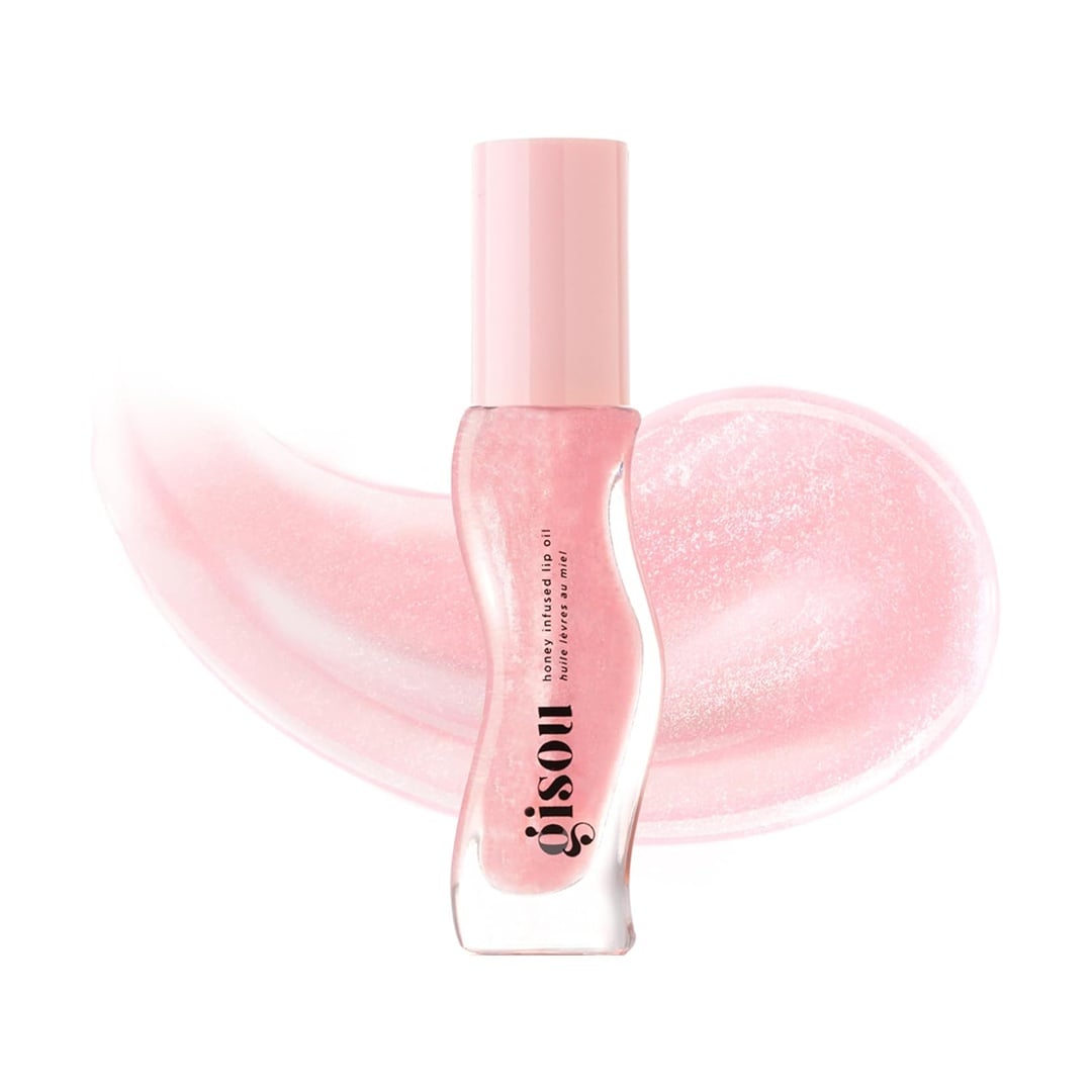GISOU Honey Infused Lip Oil - glossy finish with lightweight formula for radiant lip care
