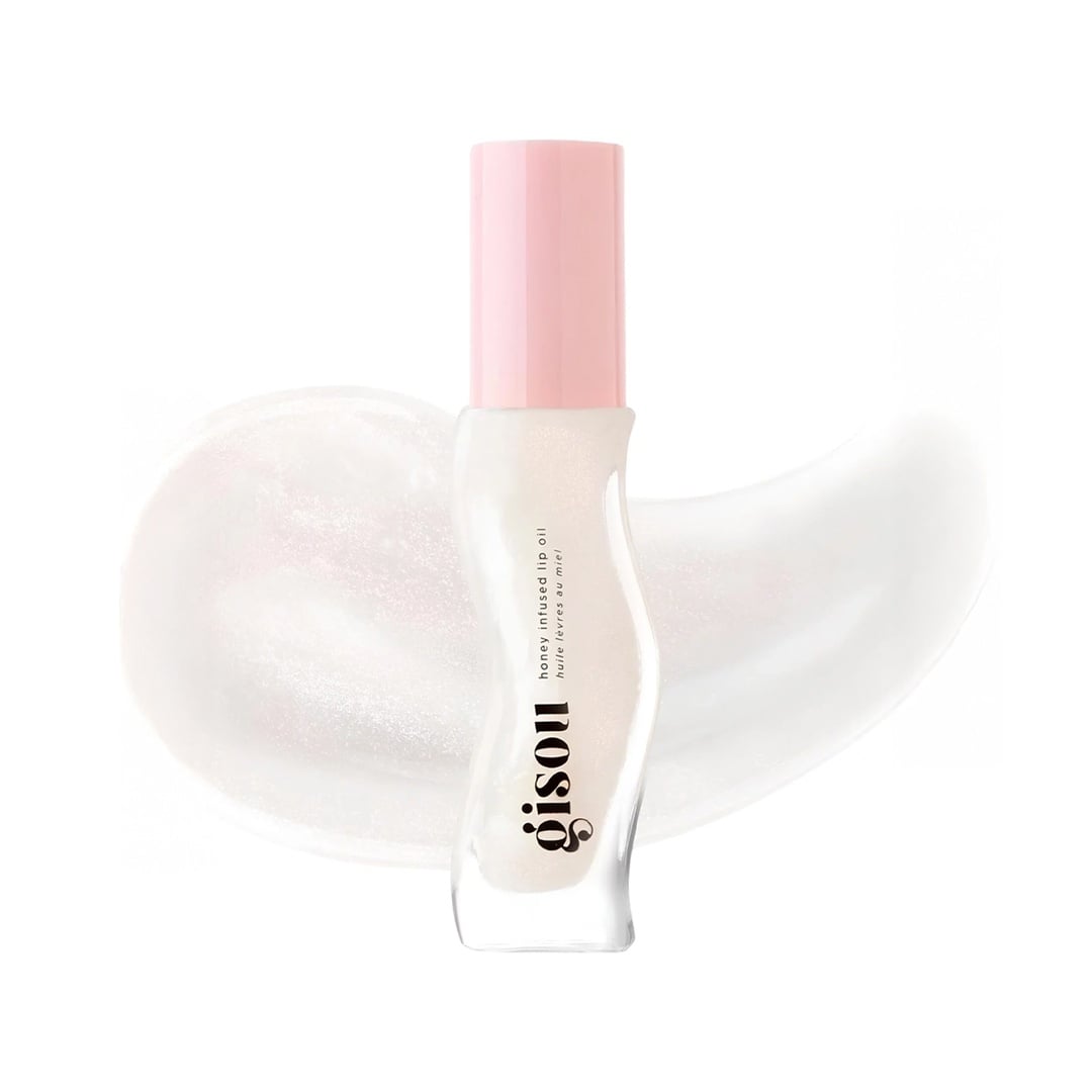 GISOU Honey Infused Lip Oil - silky texture with natural shine for effortless lip enhancement
