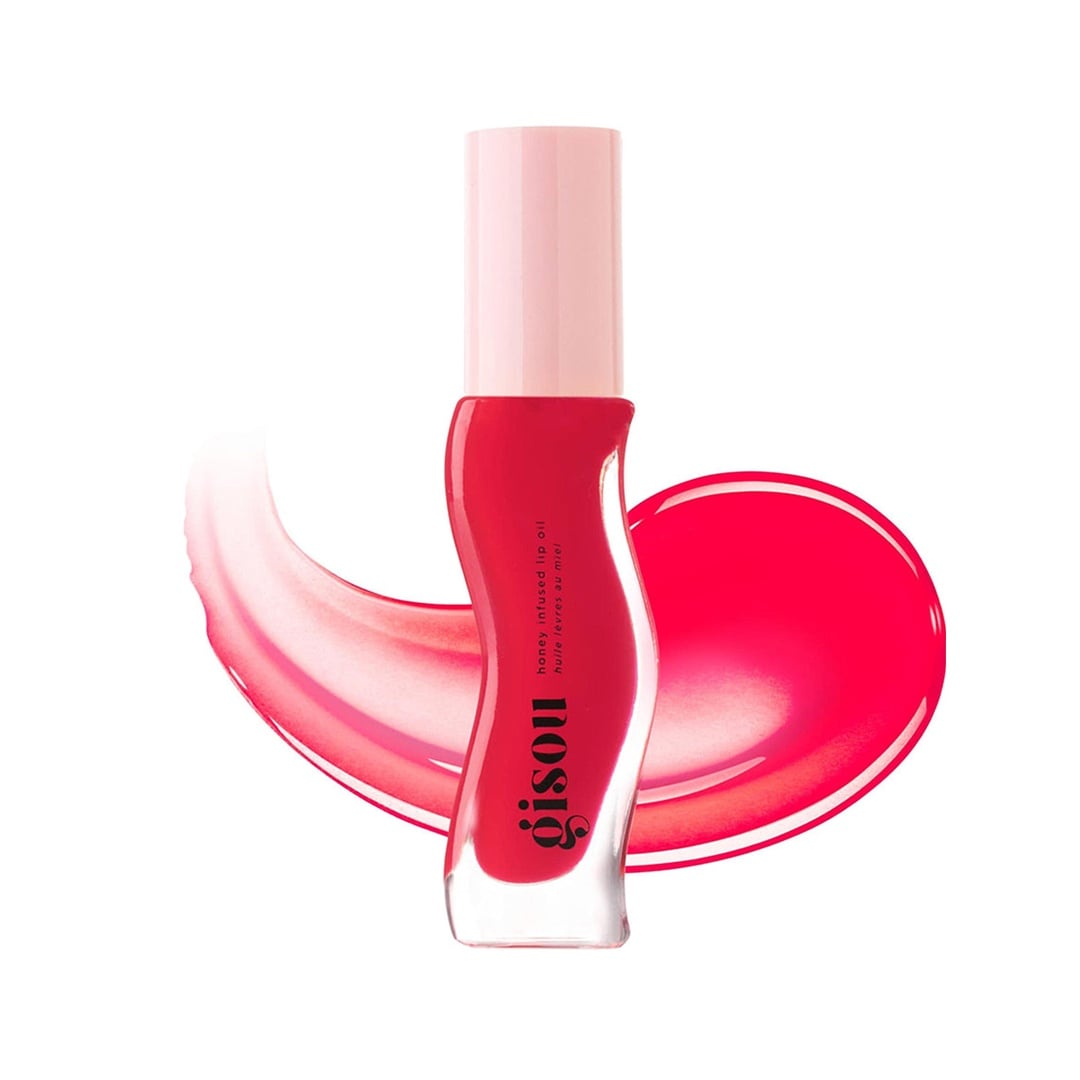 GISOU Honey Infused Lip Oil - rich hydration with smooth application for all-day comfort
