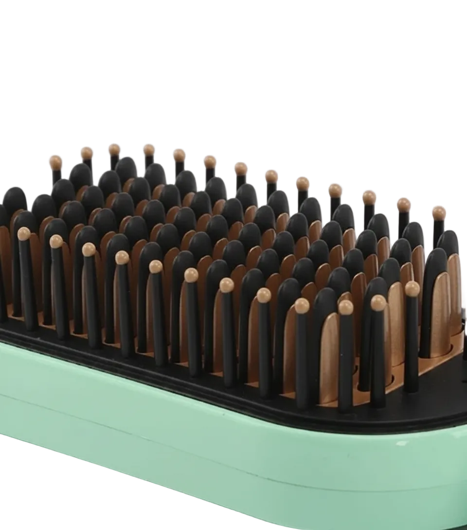 ENZO Sleek Stroke Hair Brush - ergonomic design with adjustable temperature control
