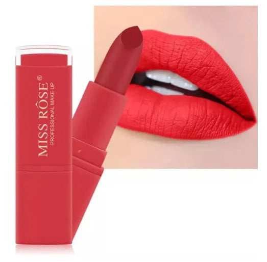 MISS ROSE Texture Lipstick pack of 3 - Rich creamy formula with vibrant colors and long-lasting moisturizing luxury makeup

