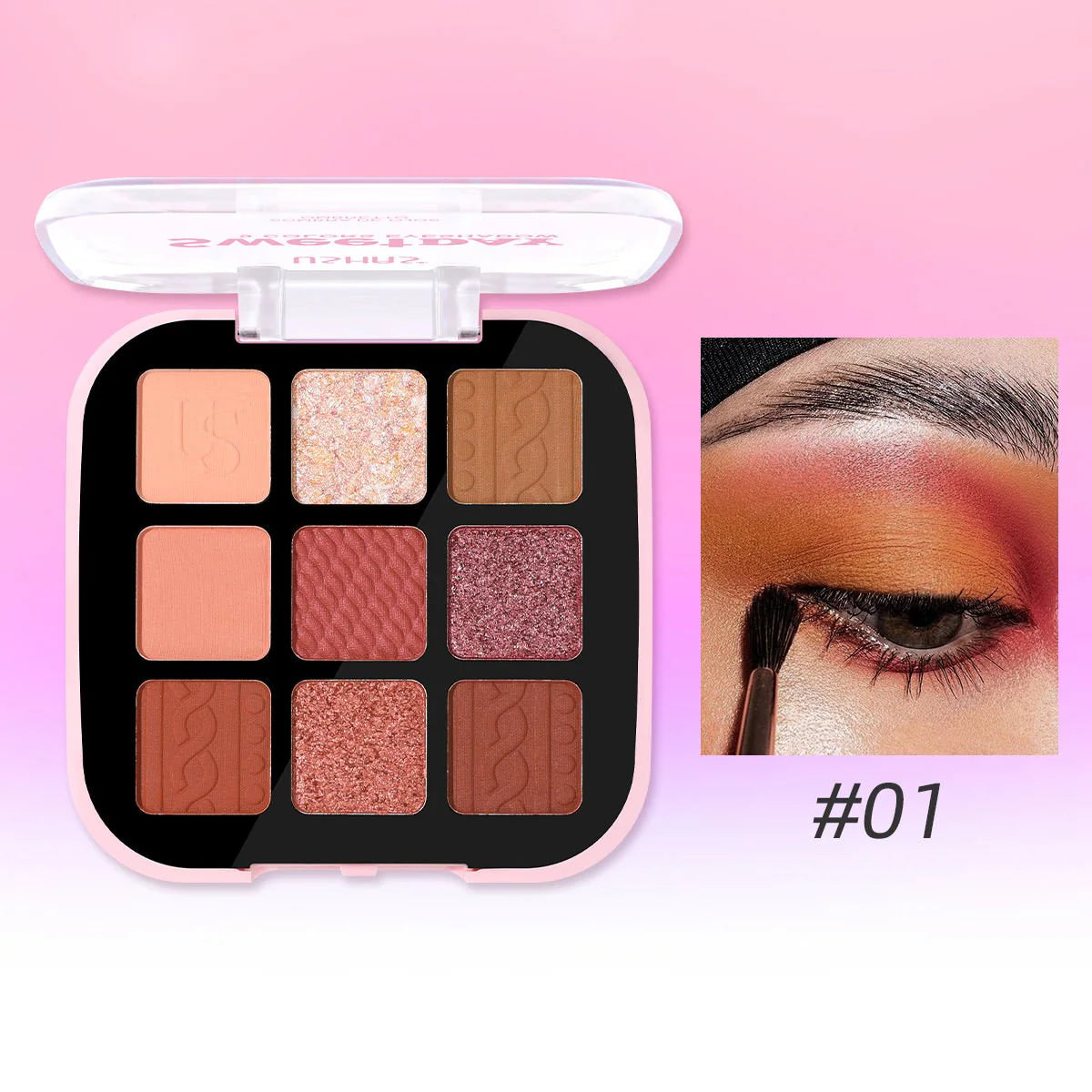 USHAS - Sweet Day 9 Colors Eyeshadow