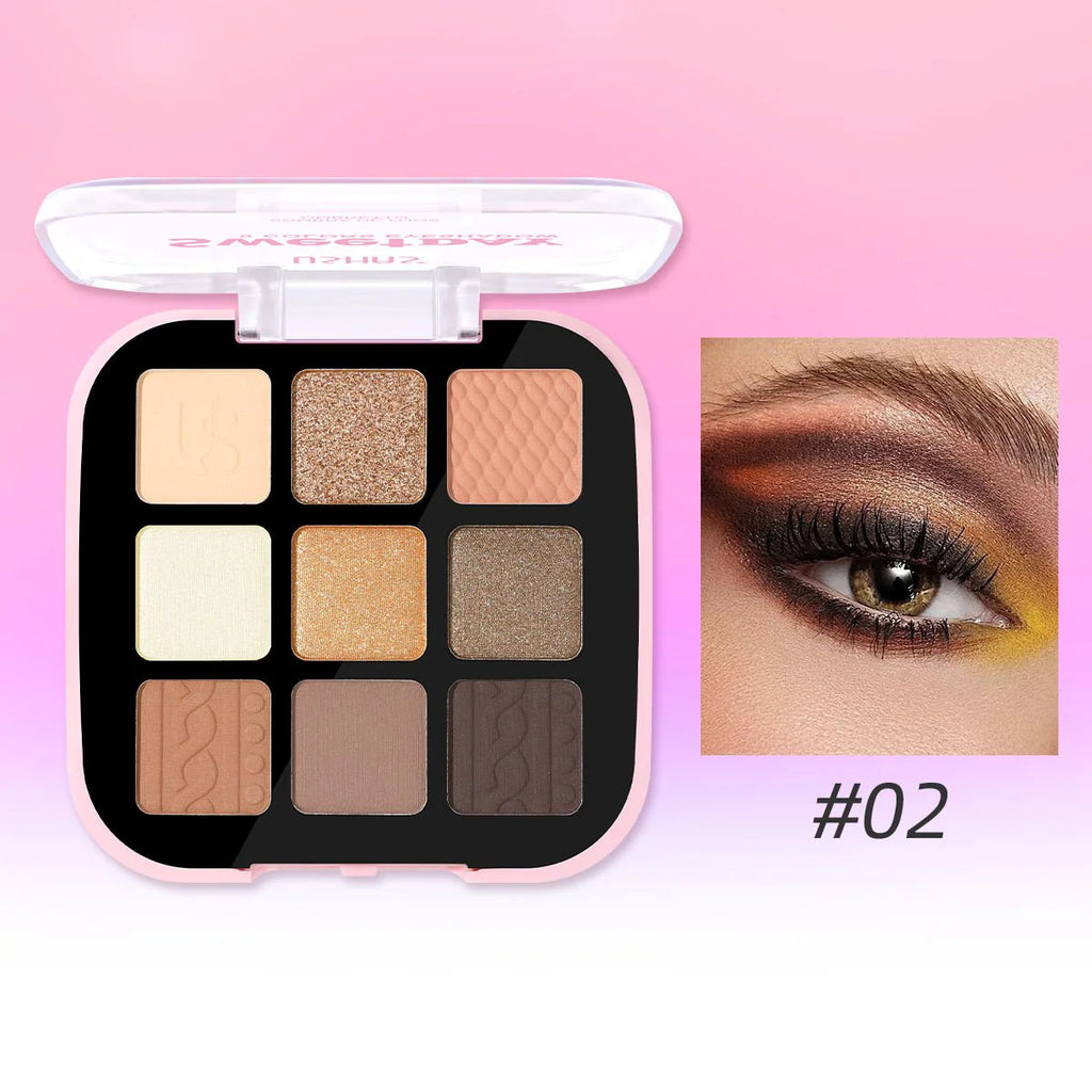 USHAS - Sweet Day 9 Colors Eyeshadow