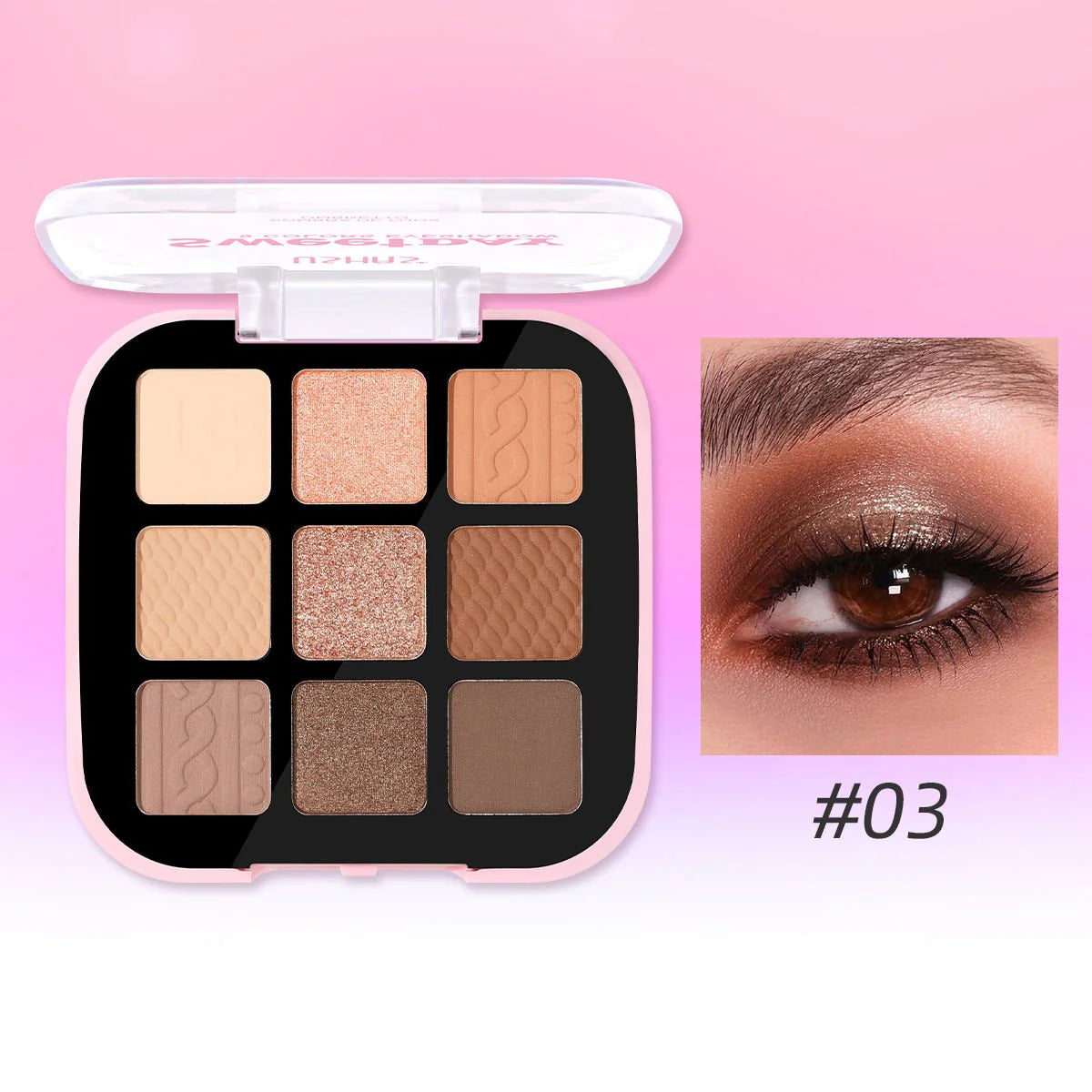 USHAS - Sweet Day 9 Colors Eyeshadow