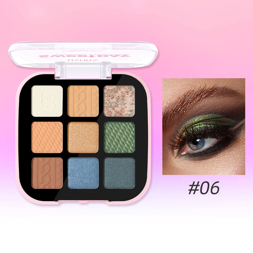 USHAS - Sweet Day 9 Colors Eyeshadow