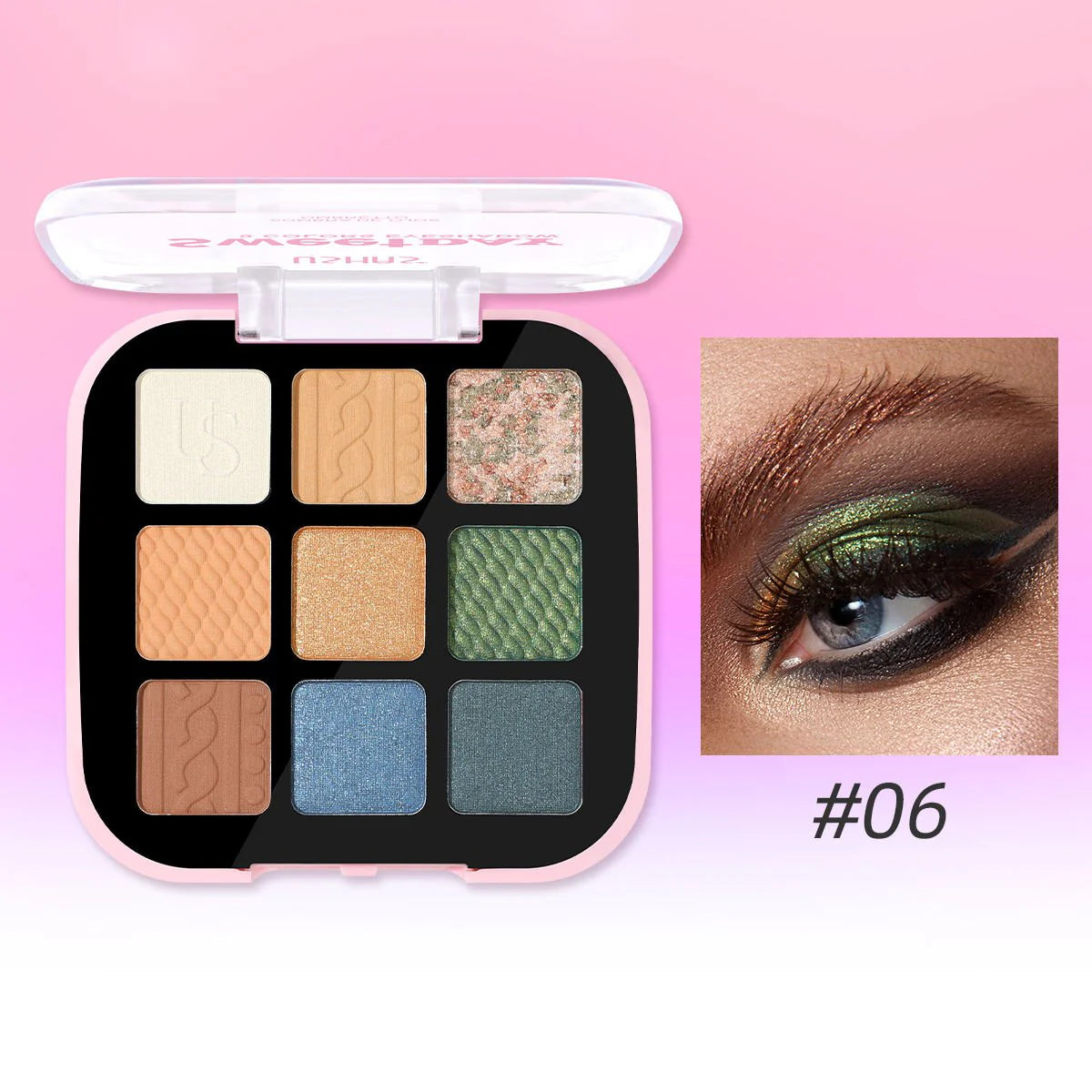 USHAS - Sweet Day 9 Colors Eyeshadow
